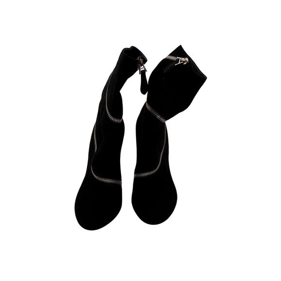 Alaia Suede Sock Bootie Zippered Boots Size 35 - Picture 7 of 8